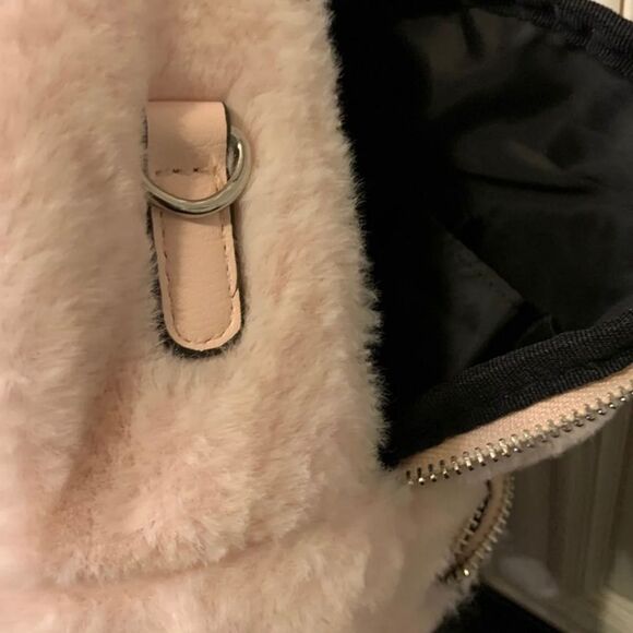 New Mad Love Mini Backpack Purse Faux  Fur handbag - Picture 3 of 4